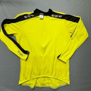 Pearl Izumi Yellow and Black Cycling Jersey XL